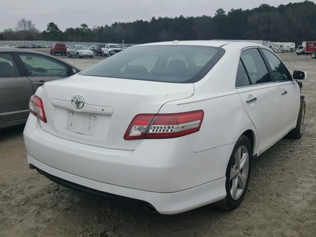 4T1BF3EK9AU507438 - 2010 TOYOTA CAMRY BASE WHITE photo 4