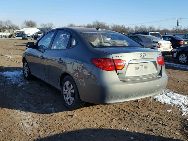 KMHDU4AD4AU857801 - 2010 HYUNDAI ELANTRA BL GRAY photo 3