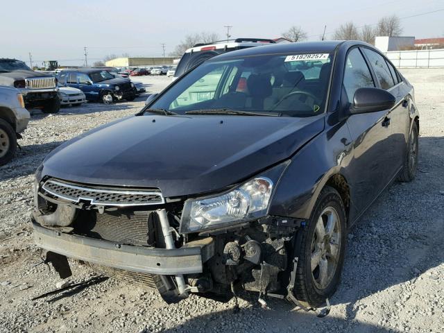 1G1PC5SB8E7131430 - 2014 CHEVROLET CRUZE LT CHARCOAL photo 2