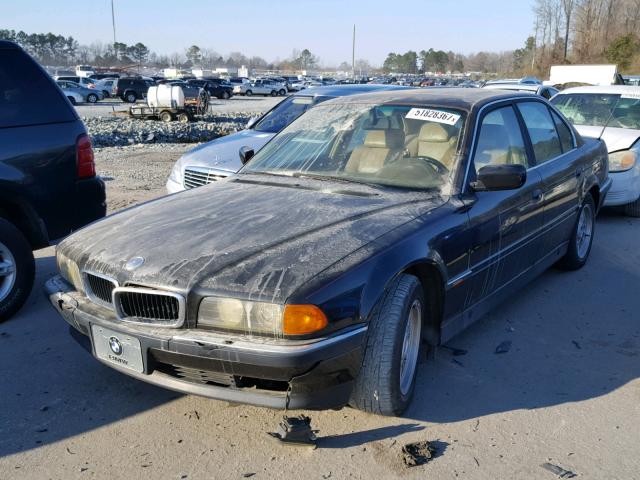 WBAGF6321SDH05592 - 1995 BMW 740 I AUTO BLACK photo 2