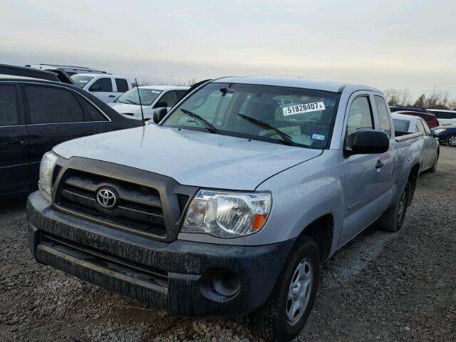 5TETX22N86Z213347 - 2006 TOYOTA TACOMA ACC SILVER photo 2