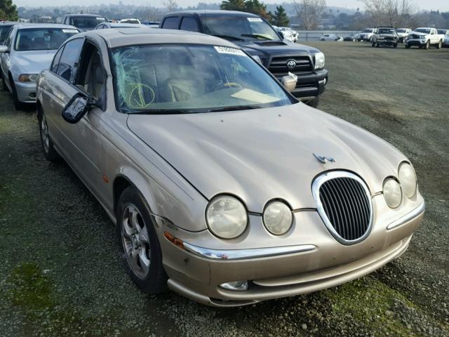 SAJDA01C0YFL60516 - 2000 JAGUAR S-TYPE BEIGE photo 1