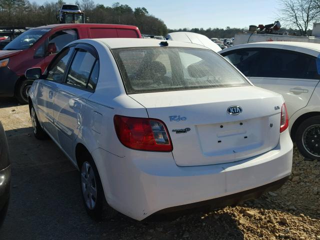 KNADH4A36B6930377 - 2011 KIA RIO BASE SILVER photo 3