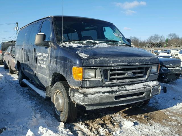 1FBNE31L53HB57597 - 2003 FORD ECONOLINE BLUE photo 1