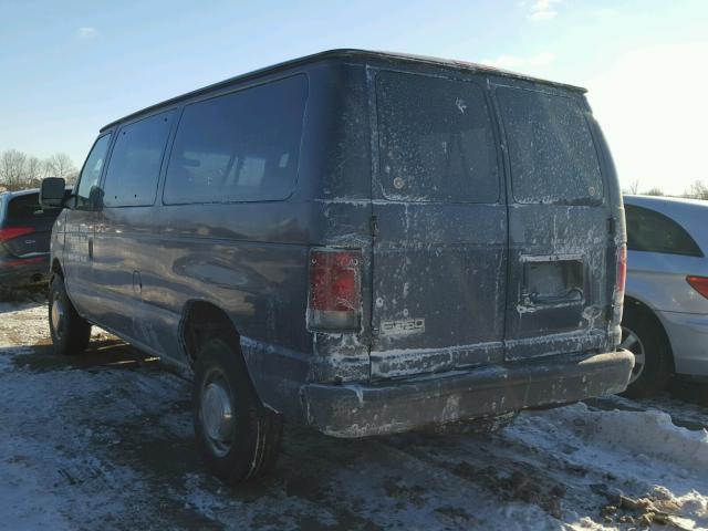 1FBNE31L53HB57597 - 2003 FORD ECONOLINE BLUE photo 3