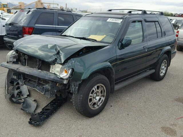 JN8DR09XX1W563499 - 2001 NISSAN PATHFINDER GREEN photo 2