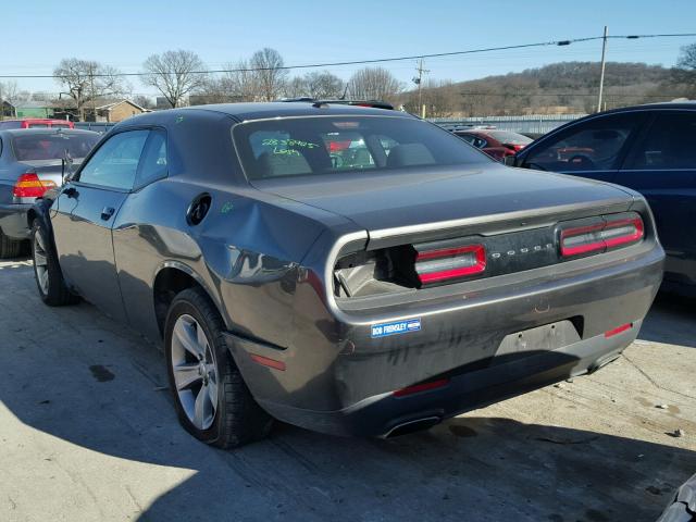 2C3CDZAG5GH171709 - 2016 DODGE CHALLENGER GRAY photo 3