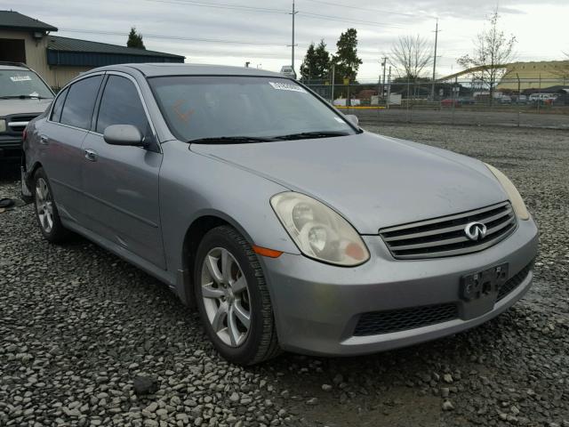 JNKCV51E16M522187 - 2006 INFINITI G35 GRAY photo 1