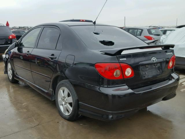 1NXBR32EX8Z009779 - 2008 TOYOTA COROLLA CE BLACK photo 3