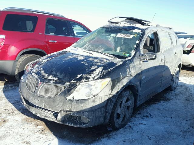 5Y2SL65818Z416583 - 2008 PONTIAC VIBE BLACK photo 2