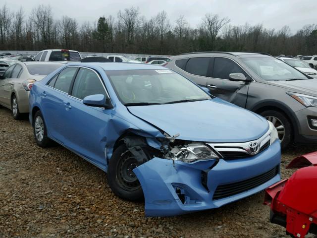 4T1BF1FK0CU521458 - 2012 TOYOTA CAMRY BASE BLUE photo 1