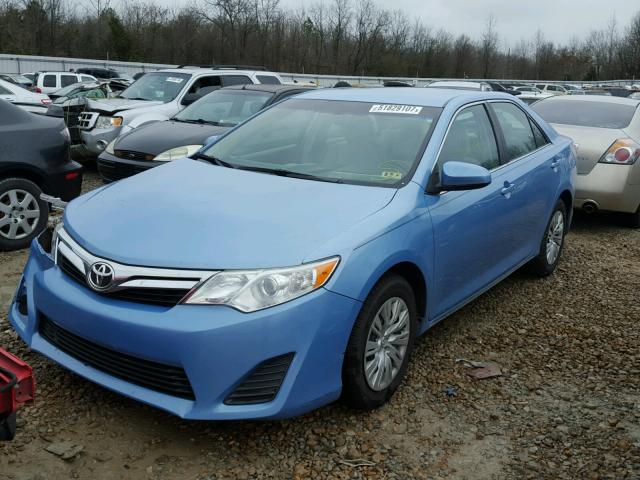 4T1BF1FK0CU521458 - 2012 TOYOTA CAMRY BASE BLUE photo 2