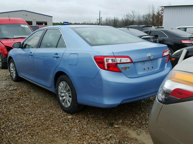 4T1BF1FK0CU521458 - 2012 TOYOTA CAMRY BASE BLUE photo 3