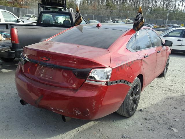 2G1125S36E9100791 - 2014 CHEVROLET IMPALA LT RED photo 4