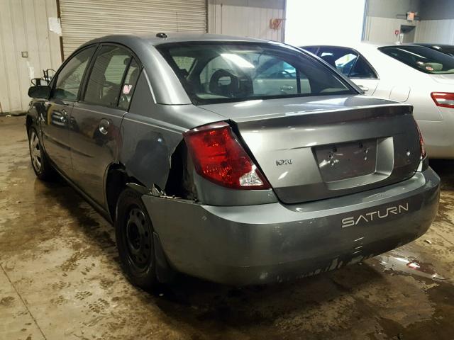 1G8AJ55F87Z146657 - 2007 SATURN ION LEVEL GRAY photo 3