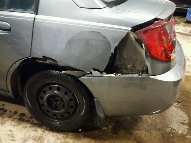 1G8AJ55F87Z146657 - 2007 SATURN ION LEVEL ნაცრისფერი ფოტო 9