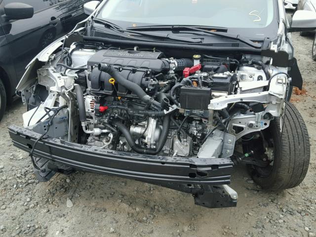 3N1AB7AP6HY376385 - 2017 NISSAN SENTRA S SILVER photo 9