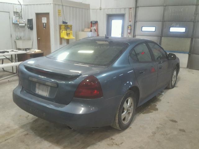 2G2WP552X61174222 - 2006 PONTIAC GRAND PRIX TEAL photo 4