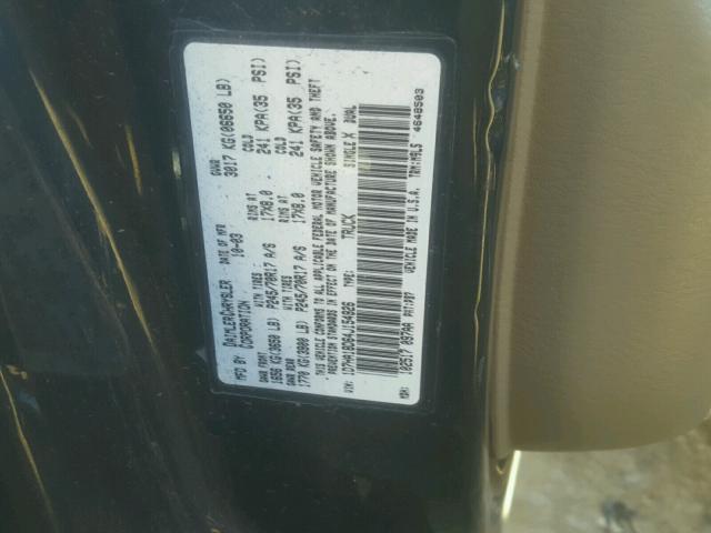 1D7HA18D64J154926 - 2004 DODGE RAM 1500 S BLUE photo 10