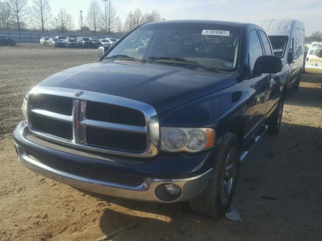 1D7HA18D64J154926 - 2004 DODGE RAM 1500 S BLUE photo 2