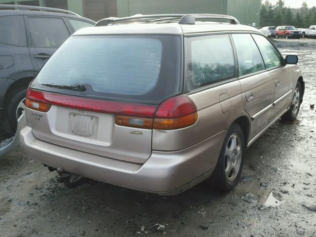 4S3BK4357X7305983 - 1999 SUBARU LEGACY L TAN photo 4