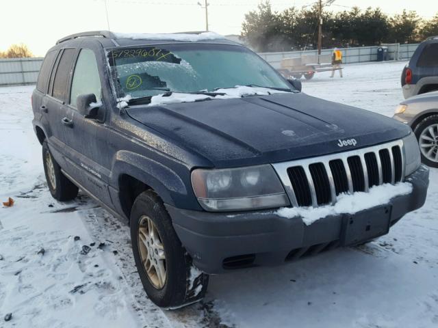 1J4GW48S92C266526 - 2002 JEEP GRAND CHER BLUE photo 1