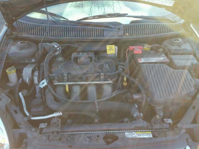 1B3ES56C55D254433 - 2005 DODGE NEON SXT BLACK photo 7