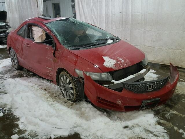 2HGFG11809H501867 - 2009 HONDA CIVIC EX RED photo 1