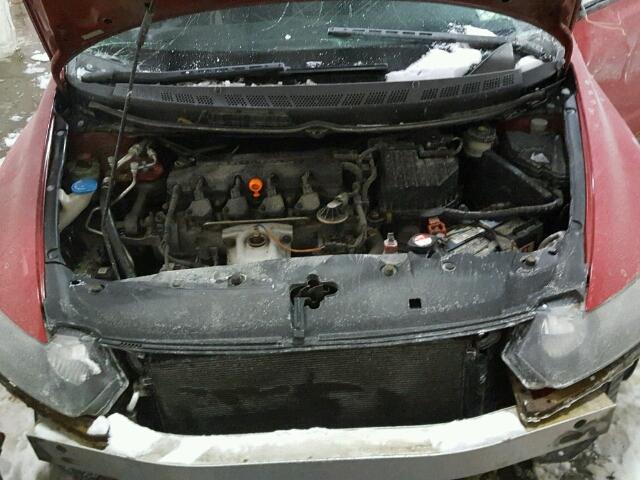 2HGFG11809H501867 - 2009 HONDA CIVIC EX 红色 照片 7
