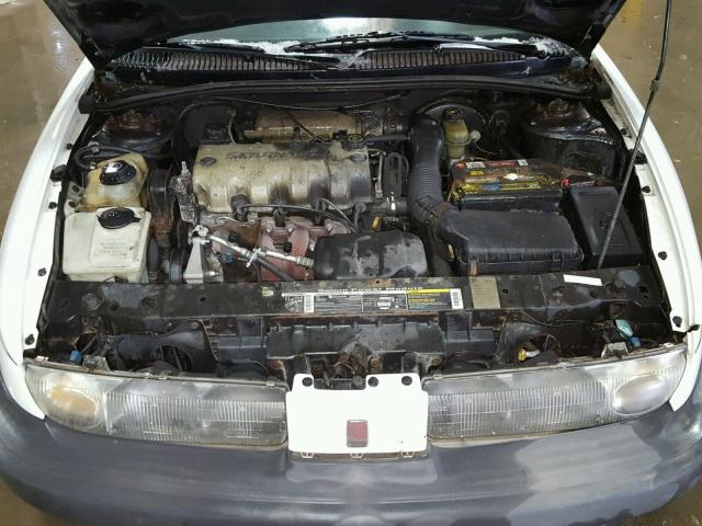 1G8ZF5285VZ337346 - 1997 SATURN SL TWO TONE photo 7