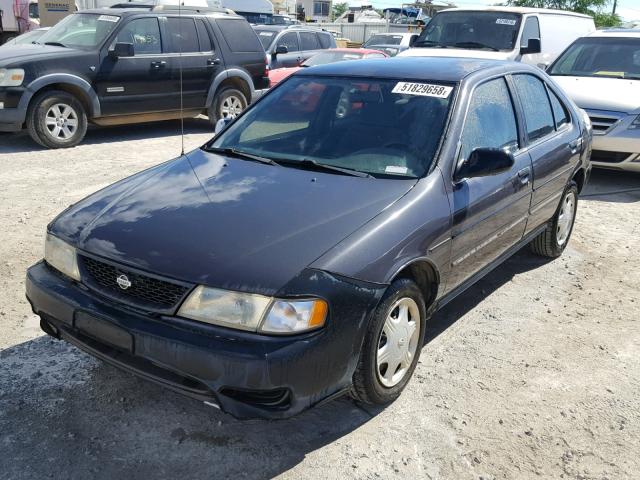 1N4AB41D2WC759849 - 1998 NISSAN SENTRA E GRAY photo 2