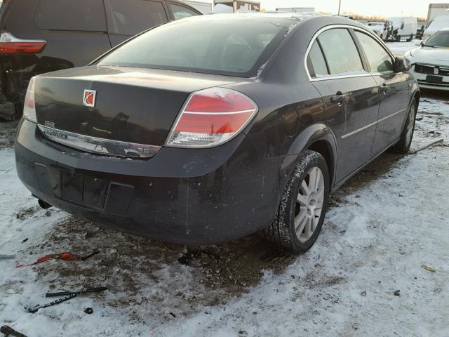 1G8ZS57N78F153817 - 2008 SATURN AURA XE BLACK photo 4