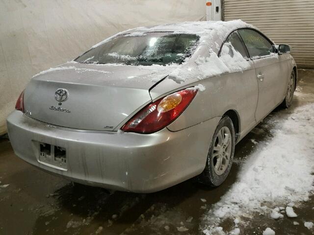 4T1CE38P26U669983 - 2006 TOYOTA CAMRY SOLA SILVER photo 4