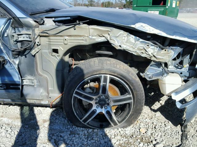 1ZVFT80N755212266 - 2005 FORD MUSTANG BLUE photo 9