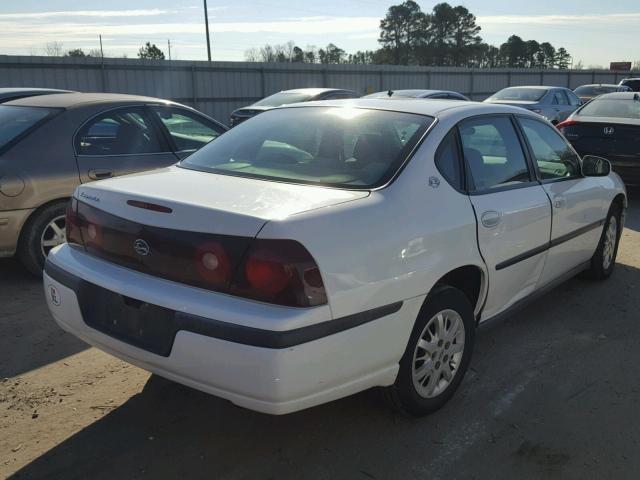 2G1WF52E619188439 - 2001 CHEVROLET IMPALA 白色 照片 4