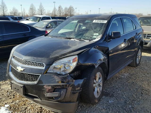 2GNALBEK5C6209352 - 2012 CHEVROLET EQUINOX LS BLACK photo 9