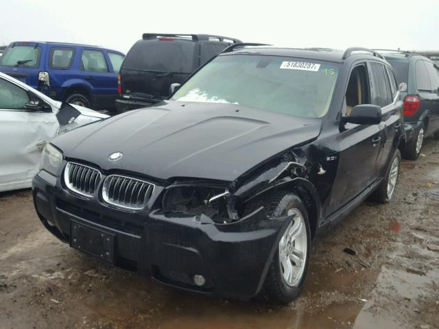 WBXPA93446WG78647 - 2006 BMW X3 3.0I BLACK photo 2