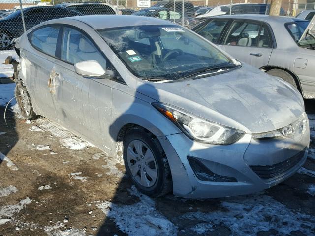 KMHDH4AE3GU583612 - 2016 HYUNDAI ELANTRA SE SILVER photo 1