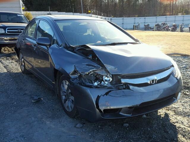 2HGFA16869H326048 - 2009 HONDA CIVIC EX GRAY photo 1