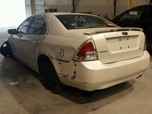 3FAHP06Z19R129341 - 2009 FORD FUSION S WHITE photo 3