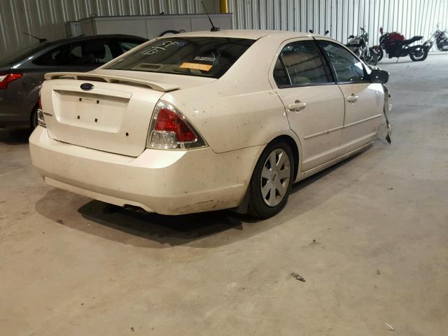 3FAHP06Z19R129341 - 2009 FORD FUSION S WHITE photo 4