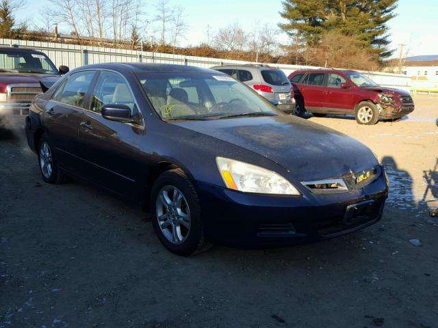 1HGCM56376A080241 - 2006 HONDA ACCORD SE BLUE photo 1