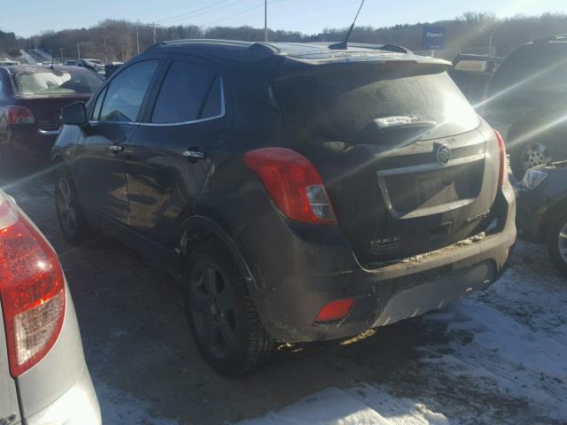 KL4CJGSB4EB538210 - 2014 BUICK ENCORE BLACK photo 3