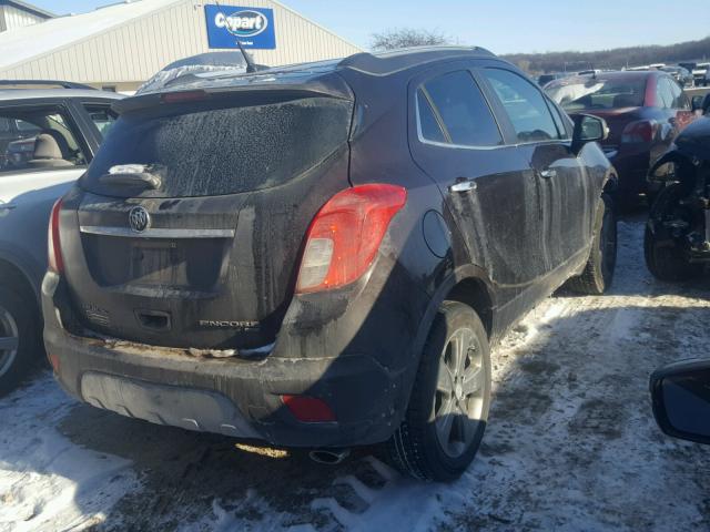 KL4CJGSB4EB538210 - 2014 BUICK ENCORE BLACK photo 4