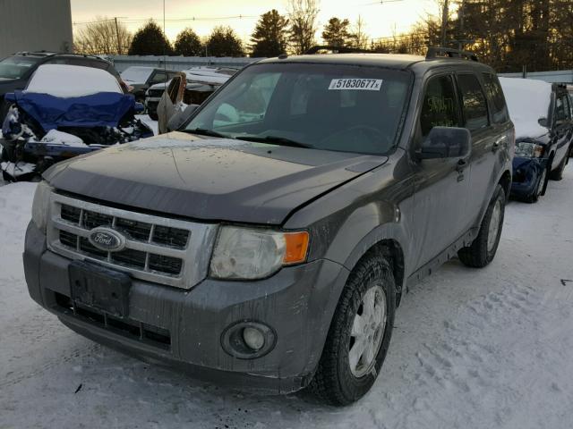 1FMCU9D76BKA76094 - 2011 FORD ESCAPE XLT GRAY photo 2