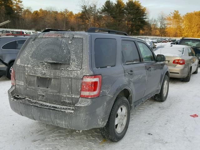 1FMCU9D76BKA76094 - 2011 FORD ESCAPE XLT GRAY photo 4