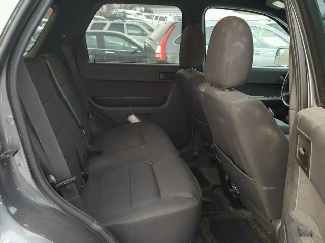 1FMCU9D76BKA76094 - 2011 FORD ESCAPE XLT GRAY photo 6