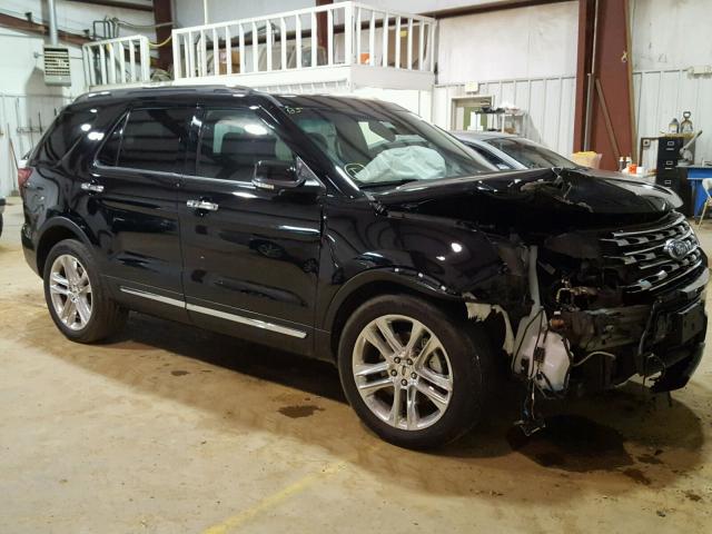 1FM5K7F85HGA87026 - 2017 FORD EXPLORER L BLACK photo 1