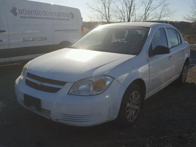 1G1AK58H197205801 - 2009 CHEVROLET COBALT LS WHITE photo 2