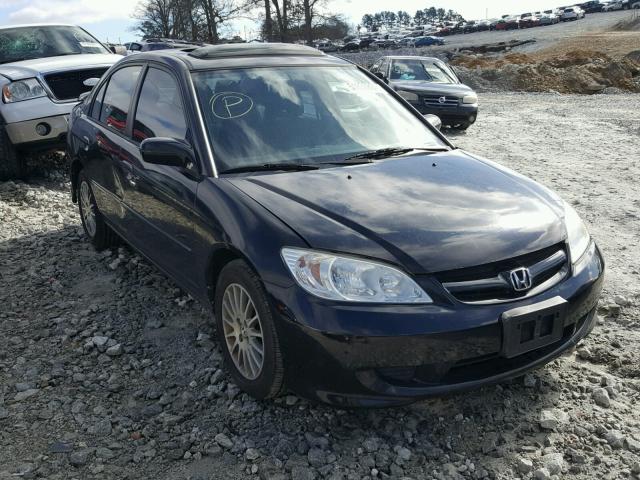 2HGES26755H616555 - 2005 HONDA CIVIC EX შავი ფოტო 1